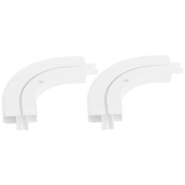 Закінчення Bella Vita дугове одинарний набірний білий 2 шт. 