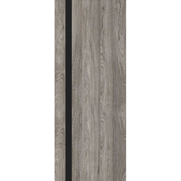 Дверное полотно ОМиС Сити ПО черное стекло 700 мм дуб денвер