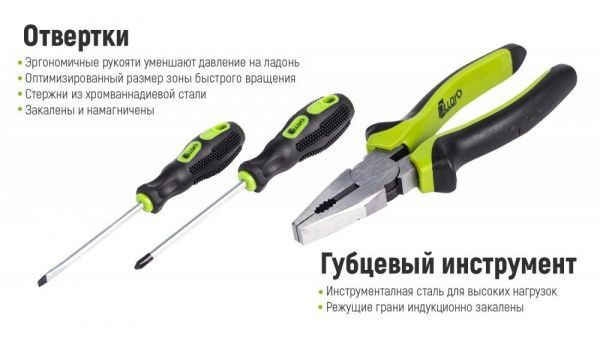 Набор ручного инструмента Alloid 1/2