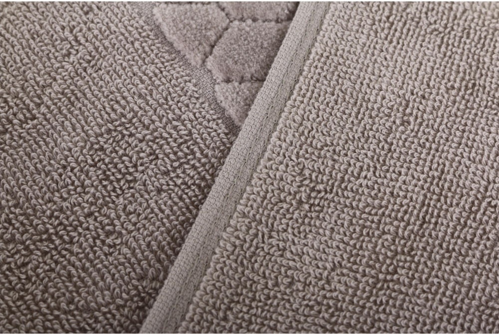 Рушник махровий VELOUR CELLS 33x50 см тауп La Nuit