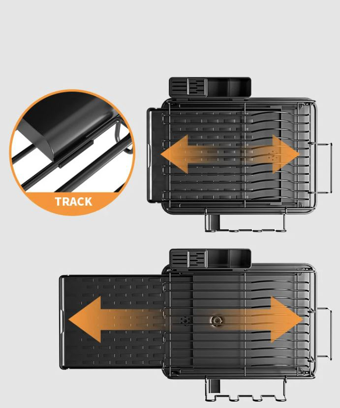 Сушилка для посуды Flamberg Premium телескопическая Grace 44/69х30х16 см WY02