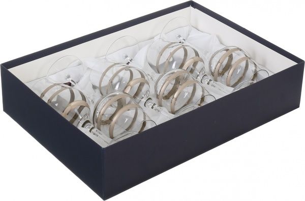 Набор бокалов для вина Contessa Vintage Platino 450 мл 6 шт. Vema