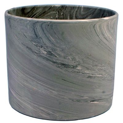 Горшок Borralheira 23MAT18 шоколадный мрамор