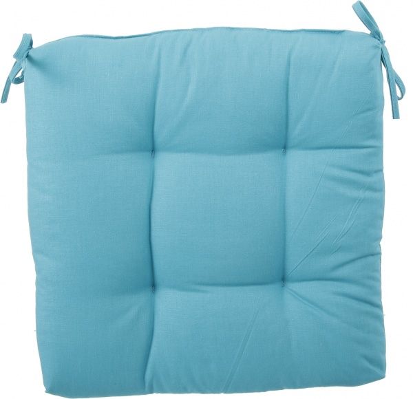 Подушка на стул Хит 39х39 см бирюза Прованс