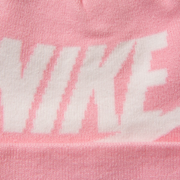 Комплект шапка+перчатки Nike NAN SWOOSH POM BEANIE GLV SET 8A2695-A8F O-S розовый