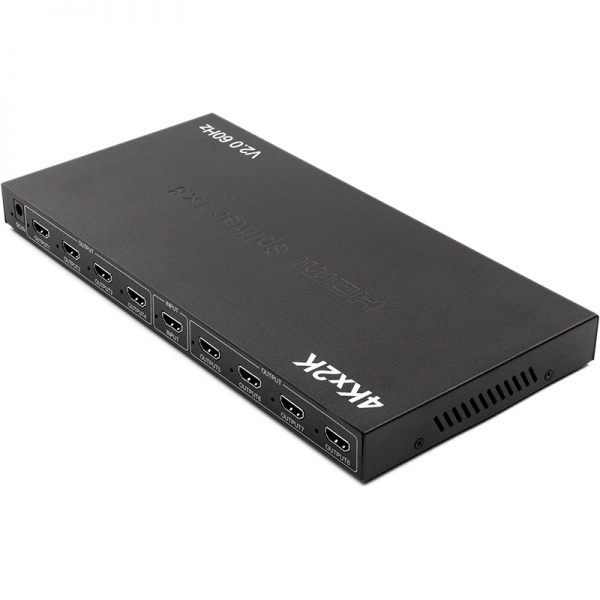 Сплітер PowerPlant HDMI 1x8 V2.0, 3D, 4K/60hz (HDSP8-V2.0) чорний (CA912490) 