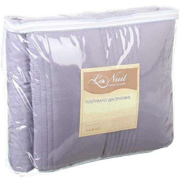 Покрывало La Nuit 240x260 см сизый