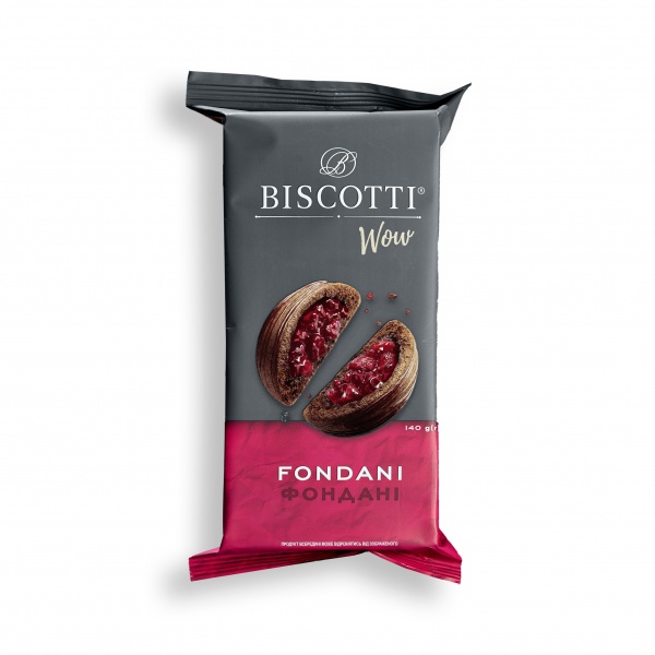 Печенье Biscotti Fondani Wow 140 г 