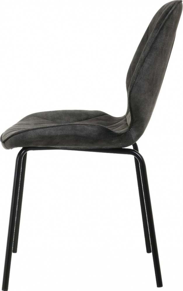 Стілець Layne 45х55х82 см оксамит UF912-04B зелений / чорний