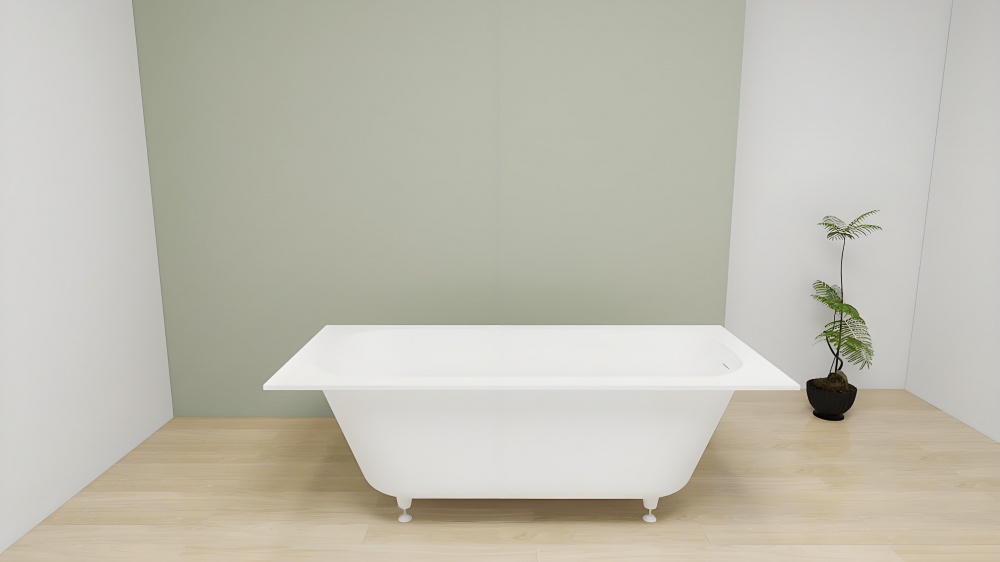 Ванна ScandiSPA 170х75 см EDDA из акрилового камня Corian