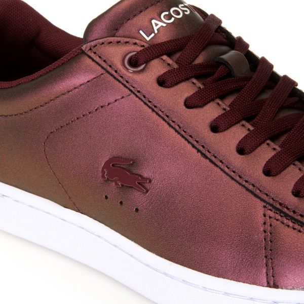 Кеди Lacoste CARNABY EVO 318 5 SPW 736SPW00132H2 р. UK 6 бордовий