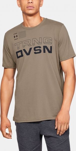 Футболка Under Armour UA TRNG DVSN SS 1329597-221 L коричневий