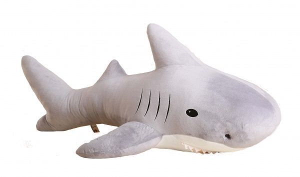 М'яка іграшка Анна Акула сіра 80 см