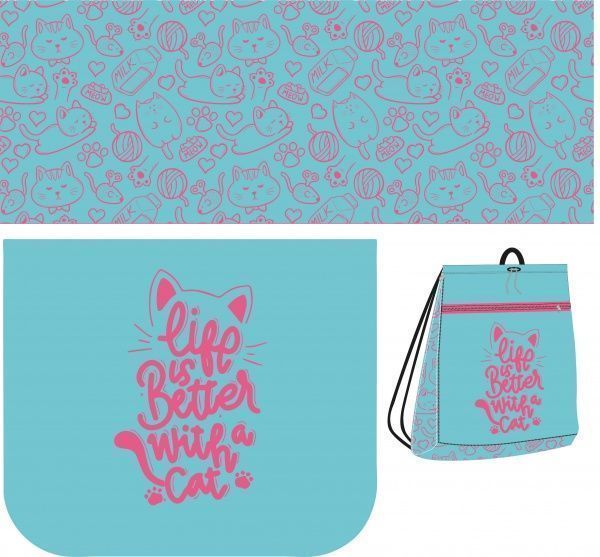Сумка-рюкзак Life With Cat