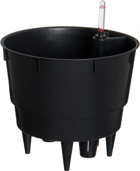 Вазон пластиковий Lechuza Cottage Nido круглий 14,3л мокко 