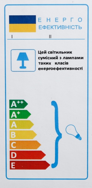 Світильник підвісний Focus Light 1x60 Вт E27 чорний із золотистим P6855/1 