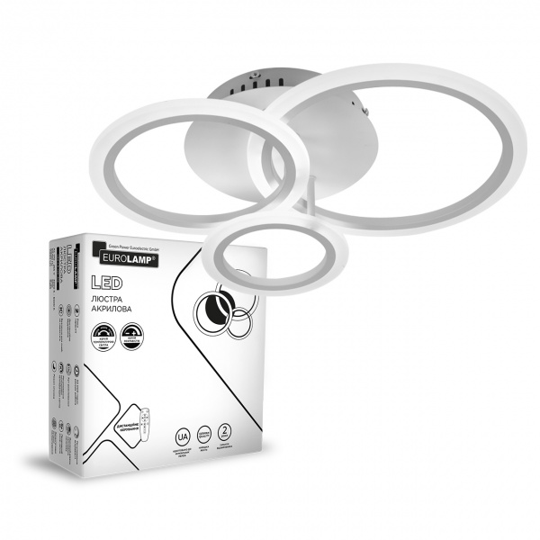Люстра светодиодная Eurolamp круг A45 белый LED-LR-116-A45(white) 