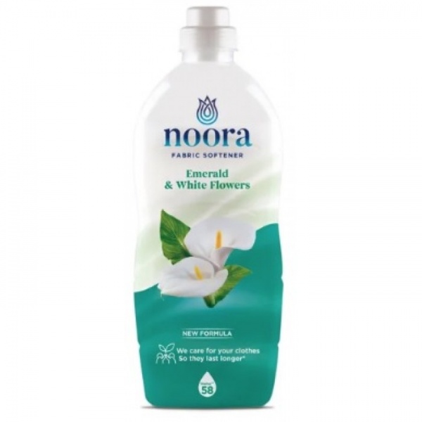 Кондиционер для белья NOORA Emerald & White Flowers Изумруд и белые цветы