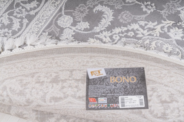 Килим Art Carpet BONO 138 P56 gray О 200x290 см 
