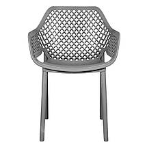 Стул пластиковый Bica Aria 82x60x58 см серо-бежевый