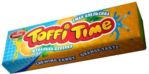 Цукерки жувальні Saadet Toffi Time Апельсин 20 г 