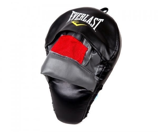 Лапа боксерская Everlast MMA Mantis Mitt 6x18x28 см черный 