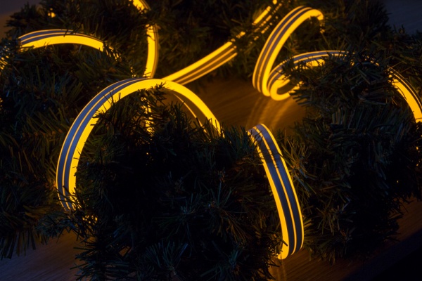 Электрогирлянда Девилон неоновая LED, гибкая 5 м, 8х16 мм желтый