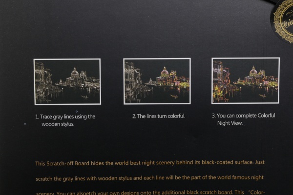 Скретч-картина Венеция 40,5x28,5 см 