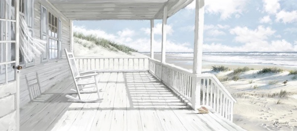 Репродукция Веранда на море Маклейн 50x100 см Арт Фемелі 