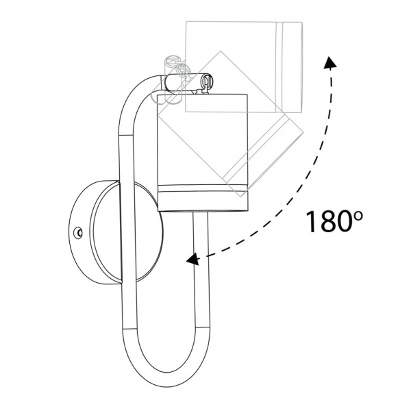 Світильник точковий Feron ML380 MR16 35 Вт GU10 чорний 