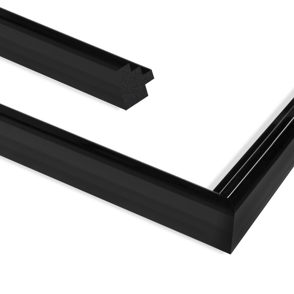 Рамка для фотографії зі склом MARCO decor 2129 1 фото 21х30 см біло-чорний 