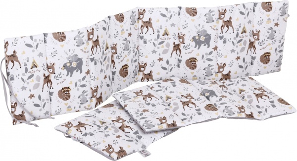 Защита на детскую кровать Forest animals beige 3 части Baby Veres бежевый 301.17 