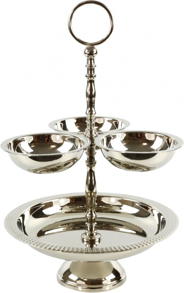 Блюдо для подачі двоярусне Royal 24x37 см 9121 HOFF 