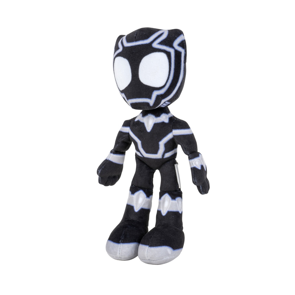 М'яка іграшка Spidey Little Plush Чорна Пантера (Black Panther) 20 см чорний із білим SNF0083