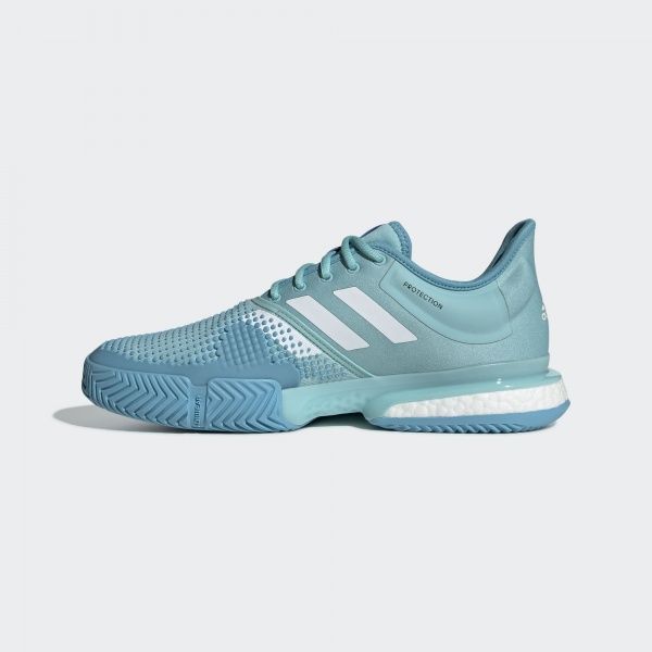 Кроссовки Adidas SoleCourt Boost M x Parley CG6339 р.8,5 бирюзовый