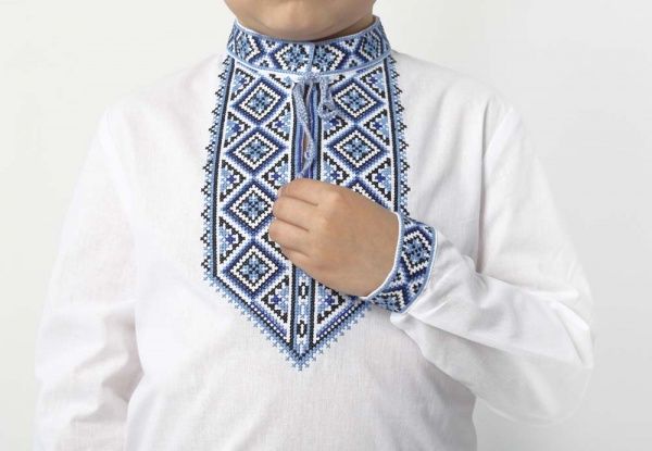 Вишиванка Гармонiя Остап р.140 синій 33341 