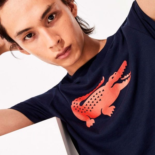 Футболка Lacoste TH3377551 3 темно-синий