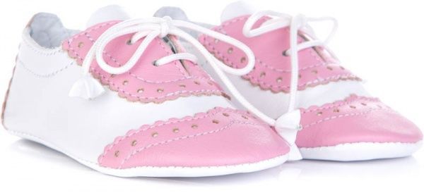 Пінетки дитячі MIRACLE р. 17,5 0-0-17-1 білий із рожевим 