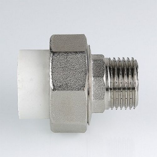 Соединитель наружная Valtec VTp.761.0.02506 PPR разъемный с переходом на наружную резьбу 25х1