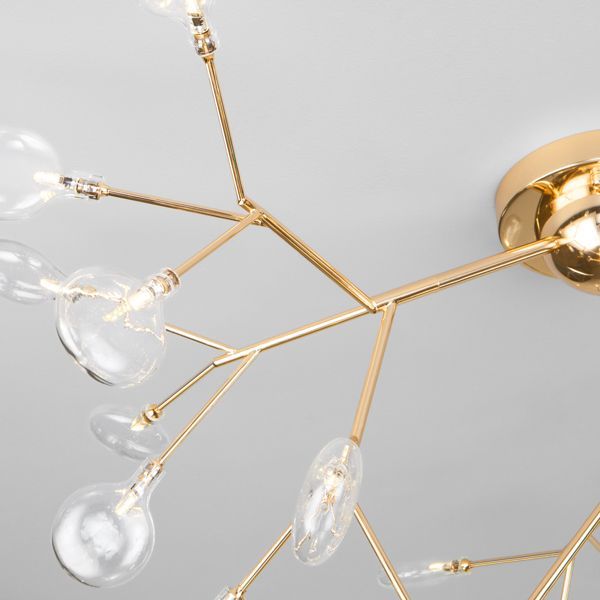 Люстра стельова Strotskis Lamella 566 36x3 Вт G4 золото 