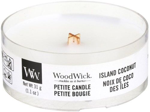 Свеча ароматическая Woodwick Medium Island Coconut 275г 