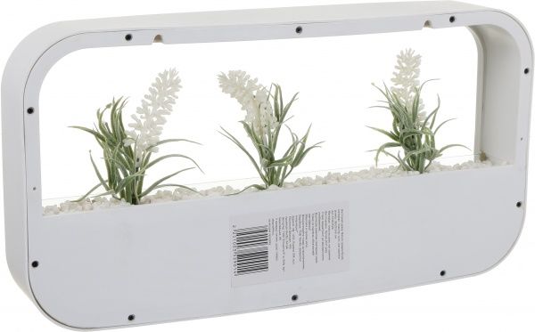 Декор настенный Nature прямоугольный 38x20,5 см белый 