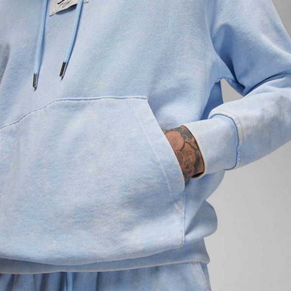 Джемпер Nike M J ESS STMT WASH FLC PO DR3087-411 р. M блакитний