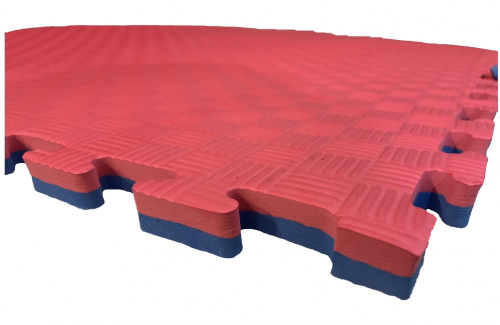 Коврик-пазл Termoizol ЭВА 100х100см красно/синий
