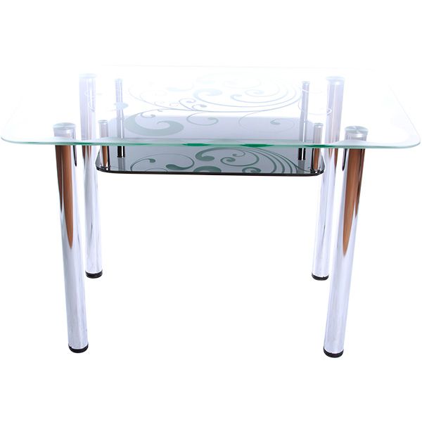 Стол обеденный Maximum Темный блюз DT R с полкой