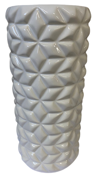 Ваза керамическая Sensio 22 см белая 7001-22