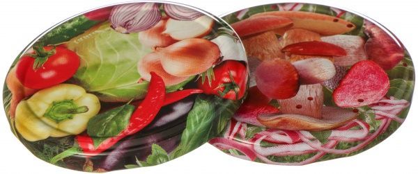 Набор крышек для консервирования Овощи твист офф 82 мм 10 шт. 