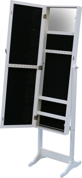 Напольное зеркало с секцией для хранения аксессуаров A3636 3600x12300 мм белый 