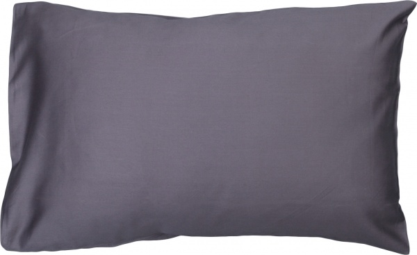 Наволочка Solid 40x60 см темно-серый Luna 
