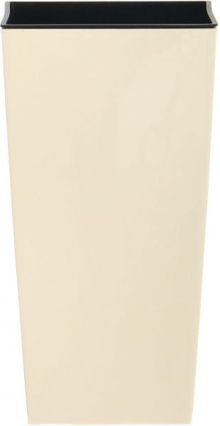 Горшок пластиковый Prosperplast Urbi square 2 в 1 квадратный 11,4л белый (71975-728) 